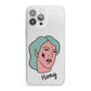 Lightning Fang Face Custom iPhone 13 Pro Max Clear Bumper Case