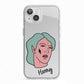 Lightning Fang Face Custom iPhone 13 TPU Impact Case with White Edges