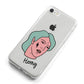Lightning Fang Face Custom iPhone 8 Bumper Case on Silver iPhone Alternative Image