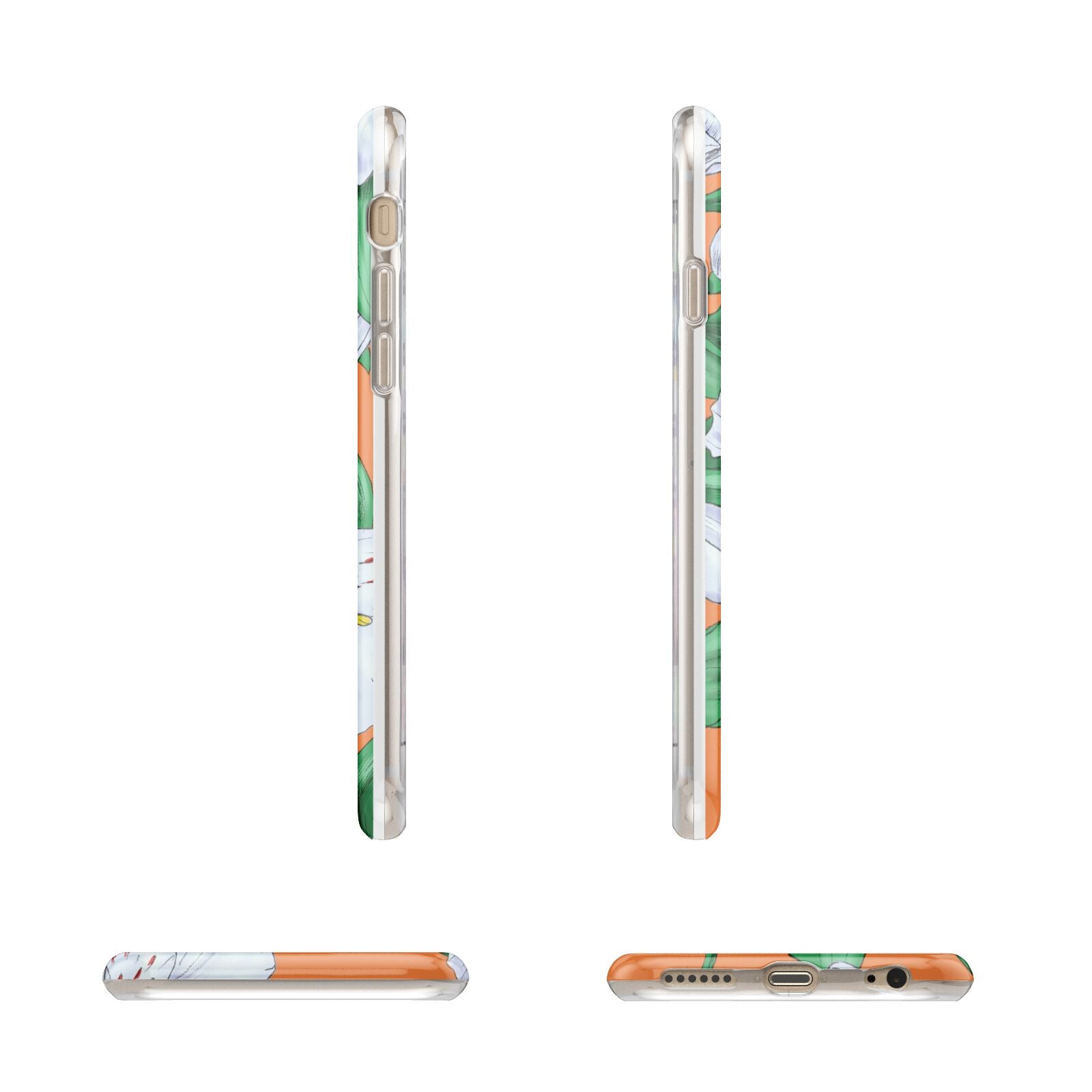 Lily Apple iPhone 6 3D Wrap Tough Case Alternative Image Angles