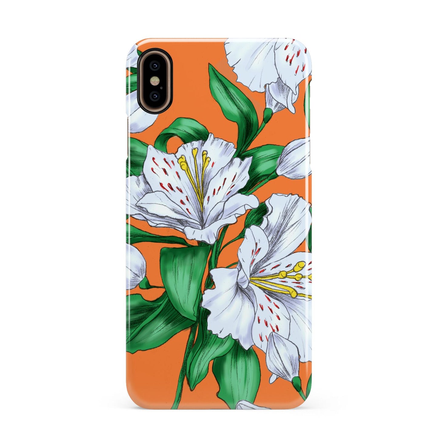 Lily Apple iPhone Xs Max 3D Snap Case
