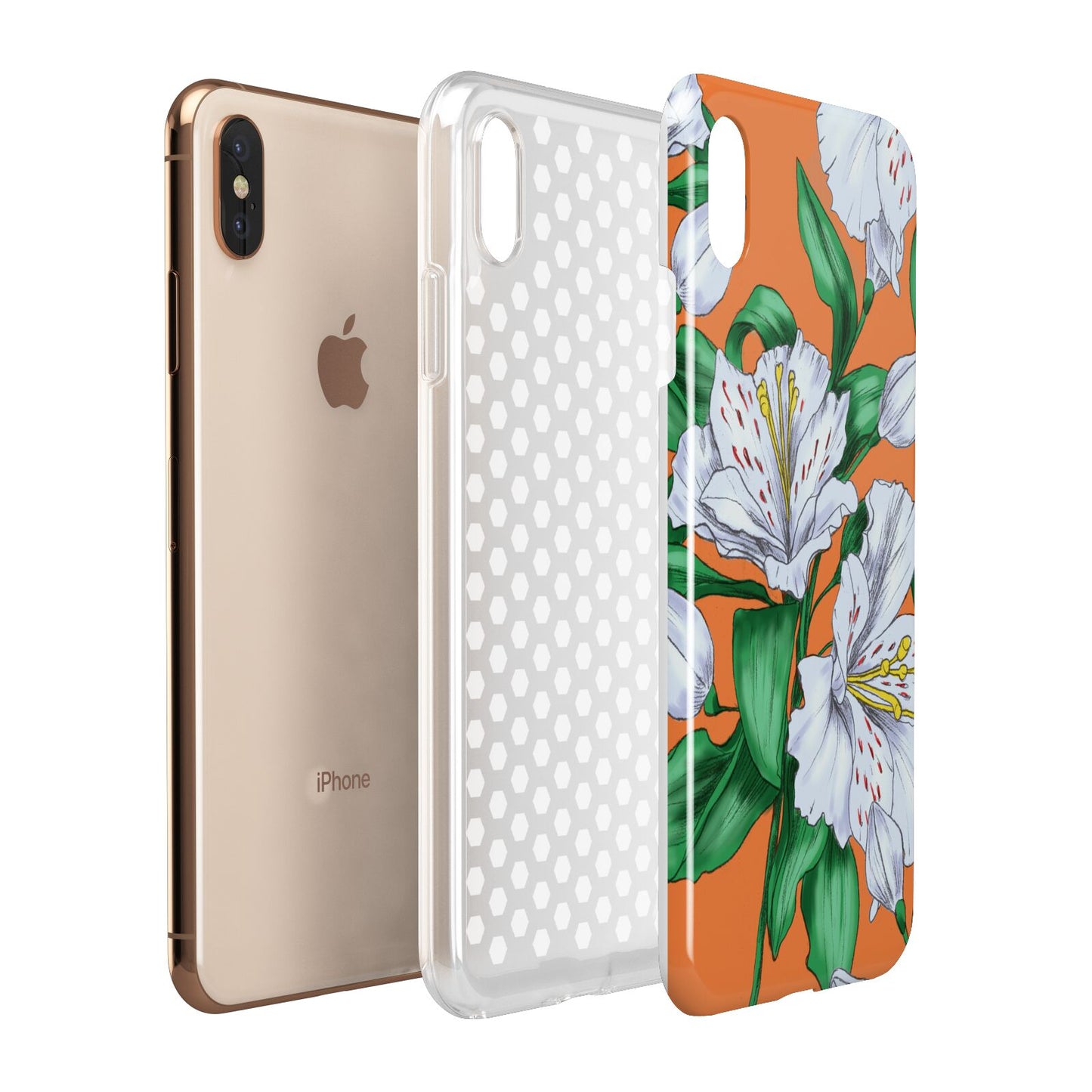 Lily Apple iPhone Xs Max 3D Tough Case Expanded View
