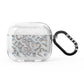 Liquid Chrome Doodles AirPods Glitter Case 3rd Gen