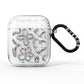 Liquid Chrome Doodles AirPods Glitter Case