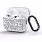 Liquid Chrome Doodles AirPods Pro Clear Case Side Image