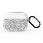 Liquid Chrome Doodles AirPods Pro Clear Case