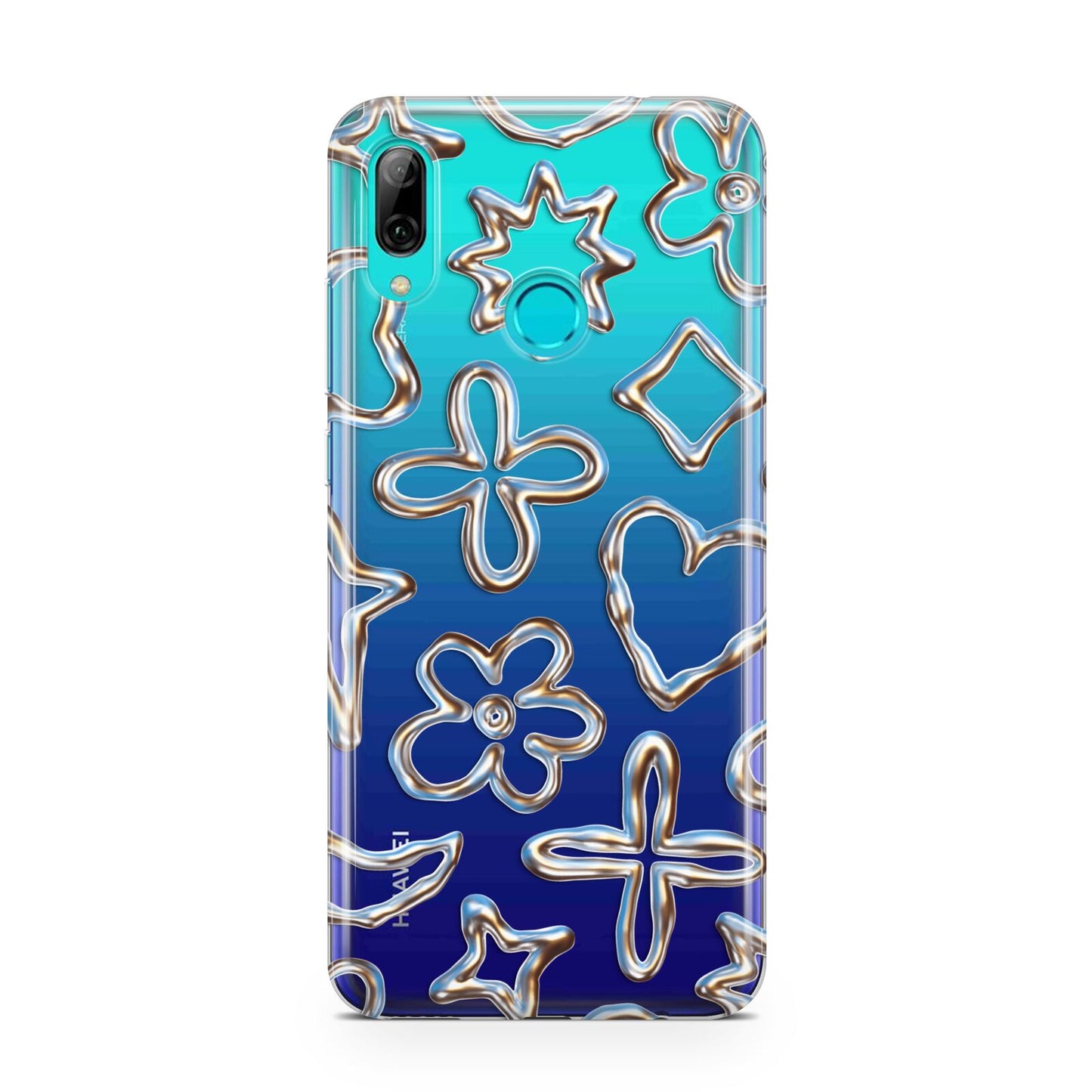 Liquid Chrome Doodles Huawei P Smart 2019 Case
