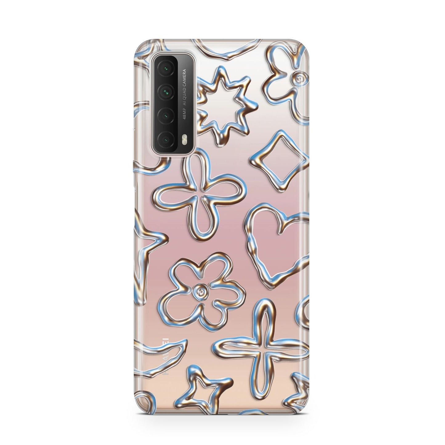 Liquid Chrome Doodles Huawei P Smart 2021