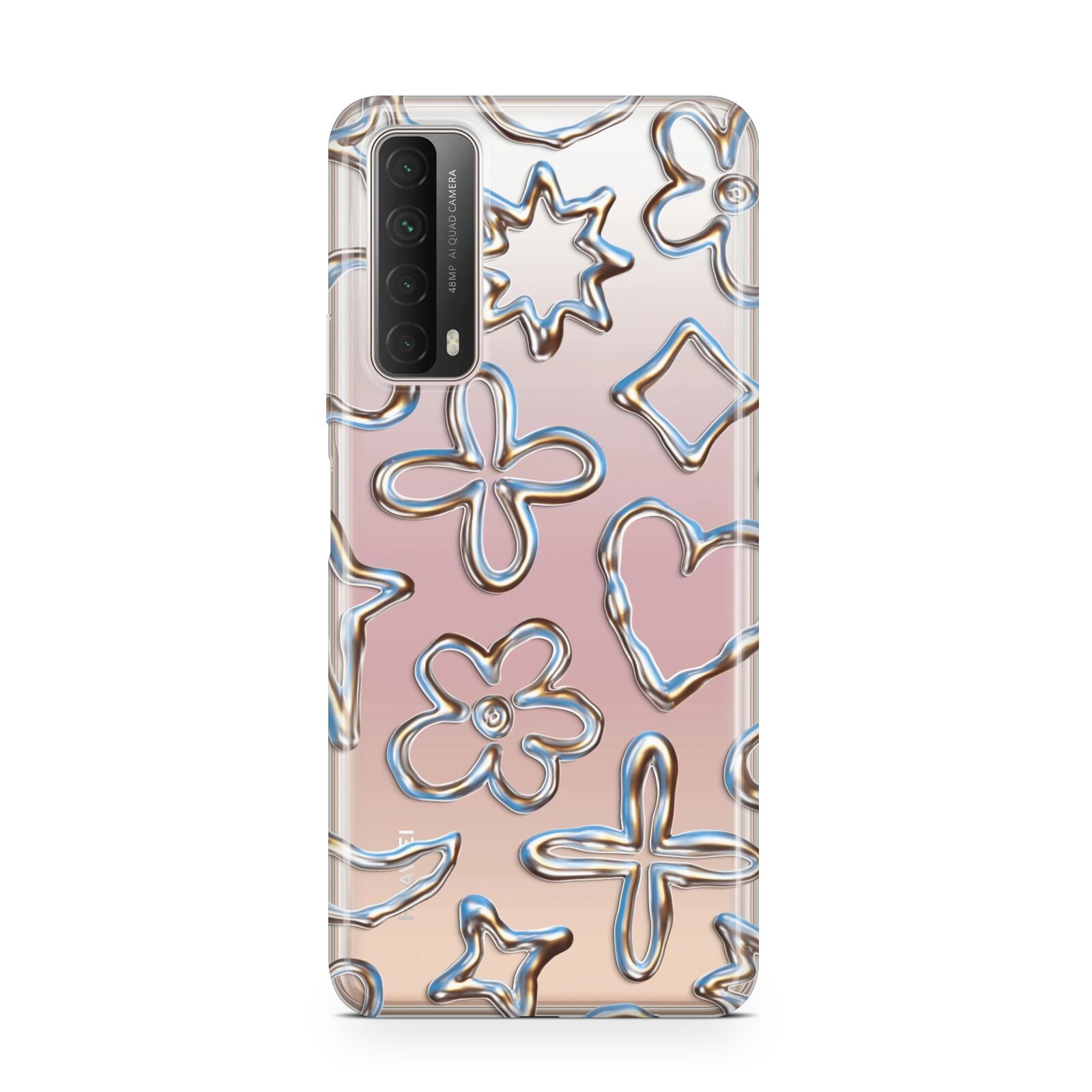 Liquid Chrome Doodles Huawei P Smart 2021