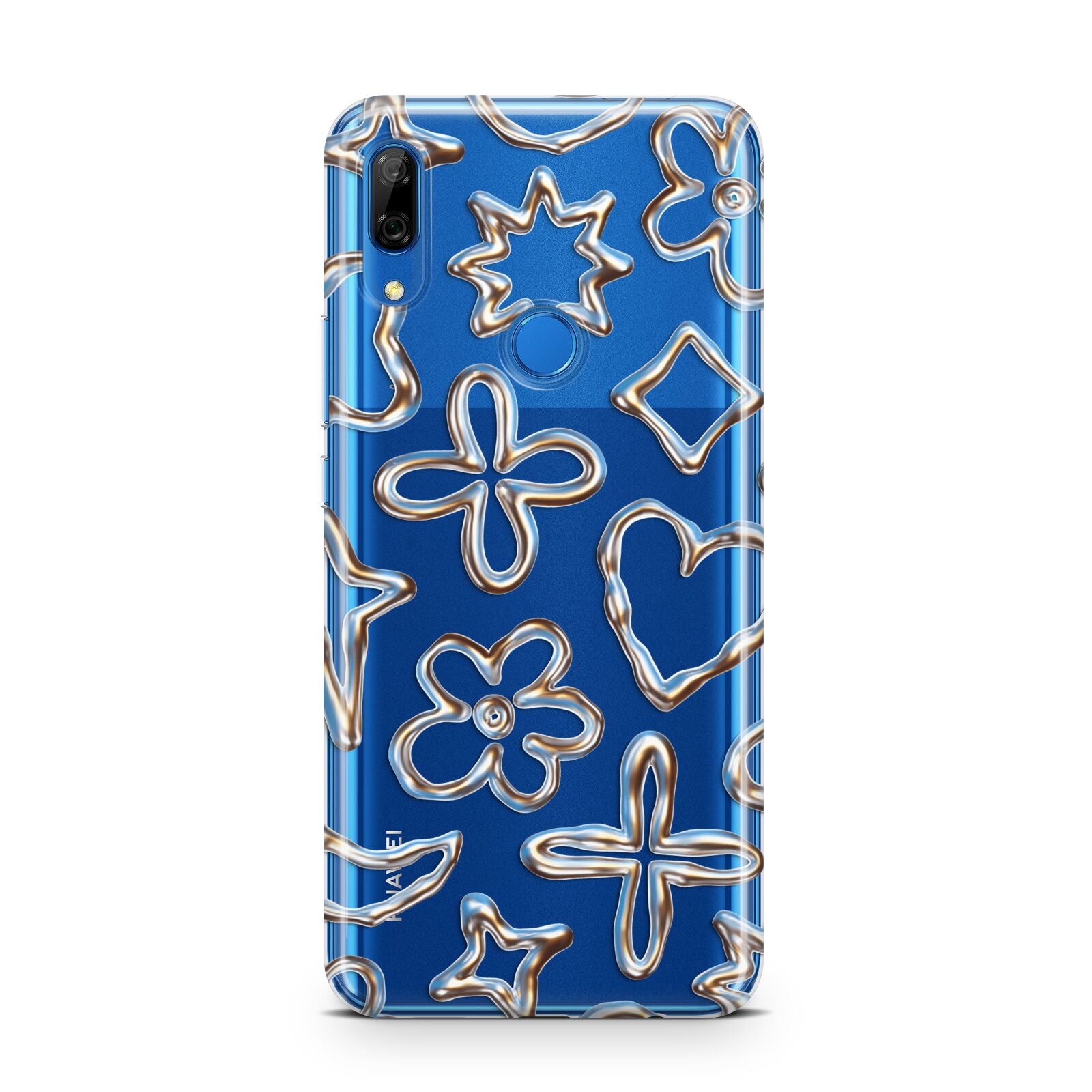 Liquid Chrome Doodles Huawei P Smart Z