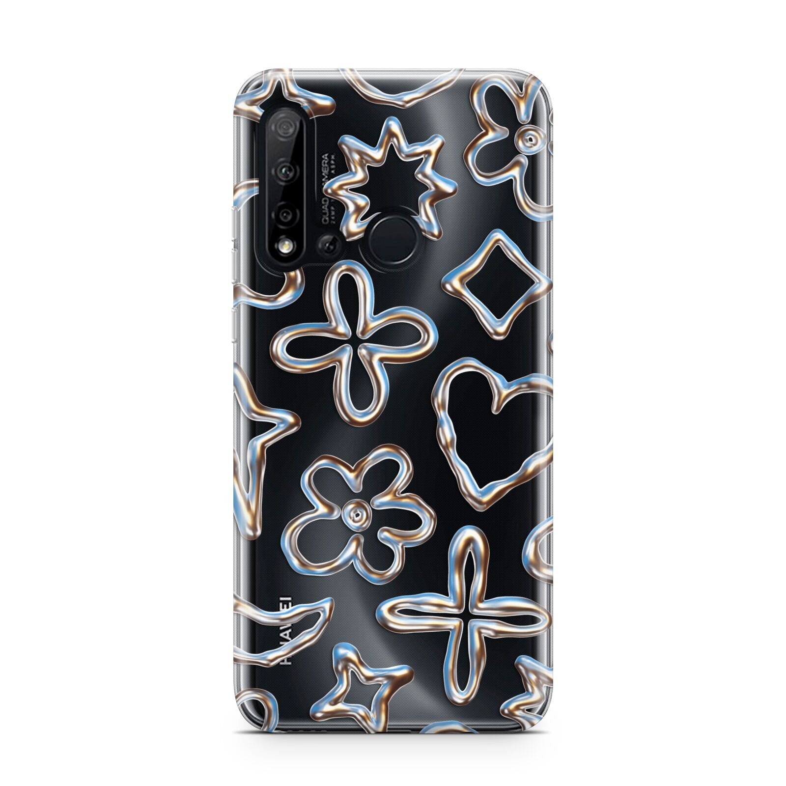 Liquid Chrome Doodles Huawei P20 Lite 5G Phone Case