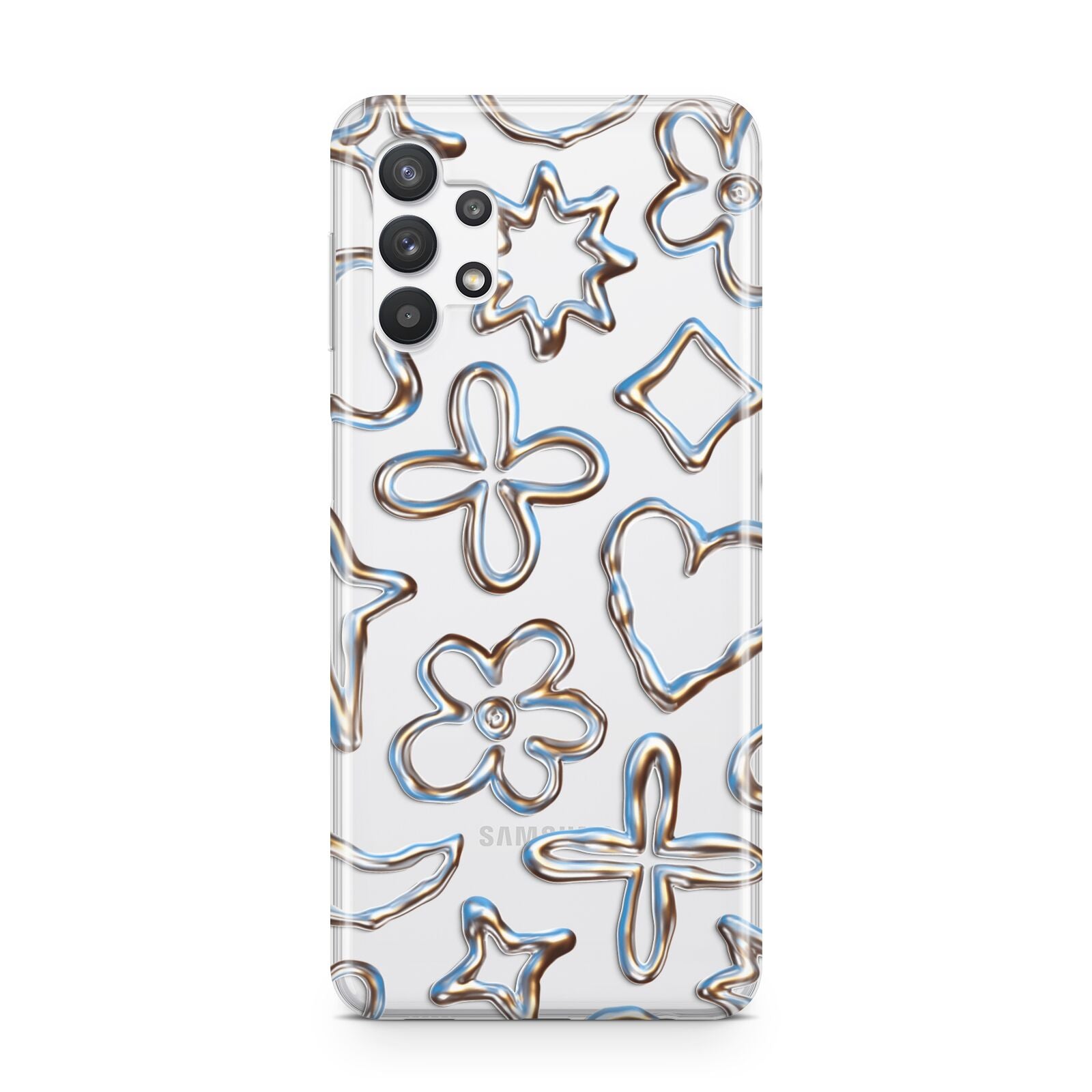Liquid Chrome Doodles Samsung A32 5G Case