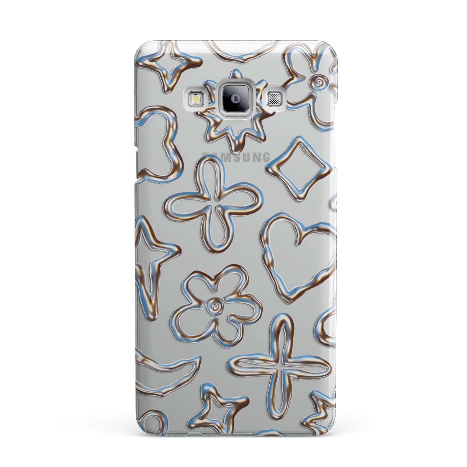Liquid Chrome Doodles Samsung Galaxy A7 2015 Case