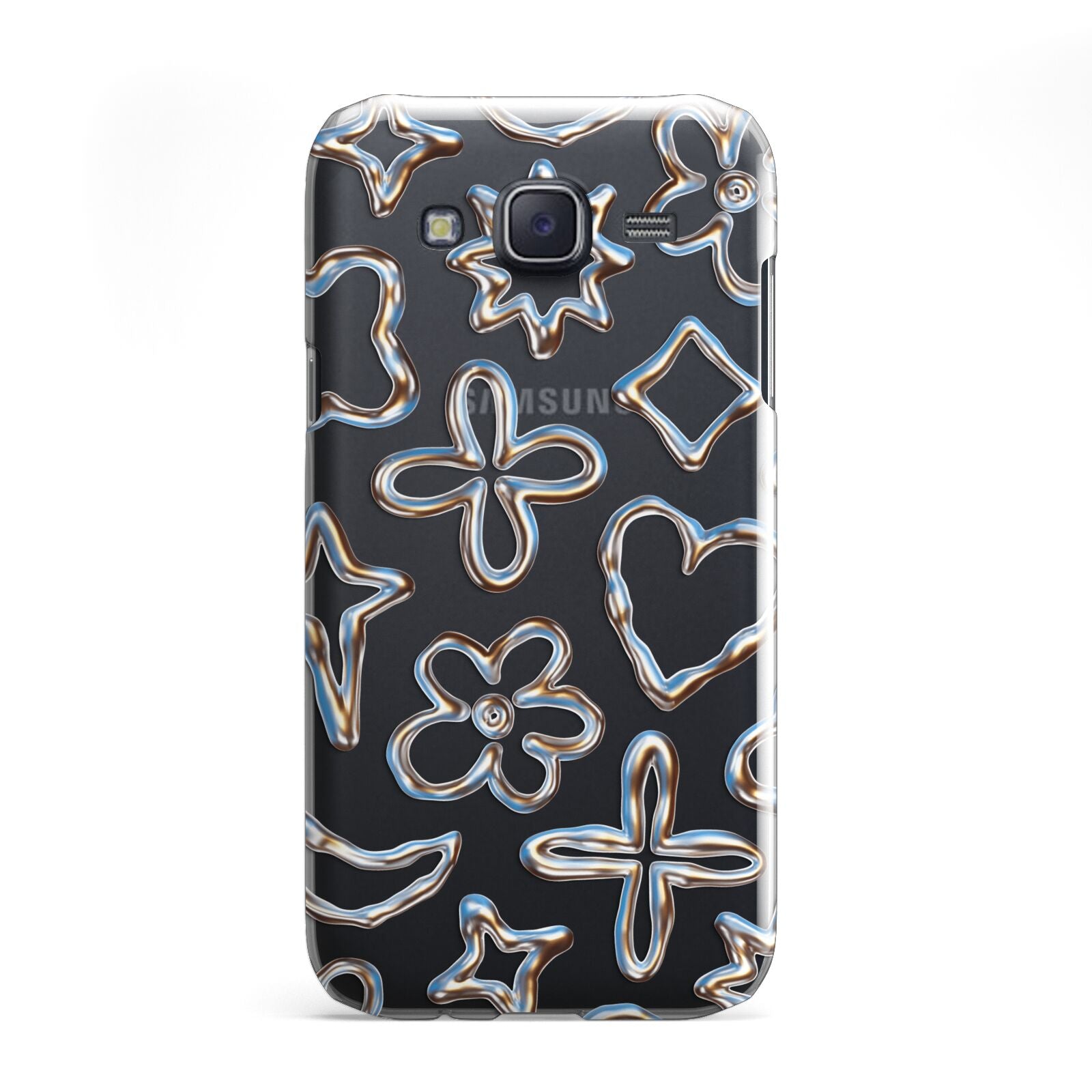 Liquid Chrome Doodles Samsung Galaxy J5 Case