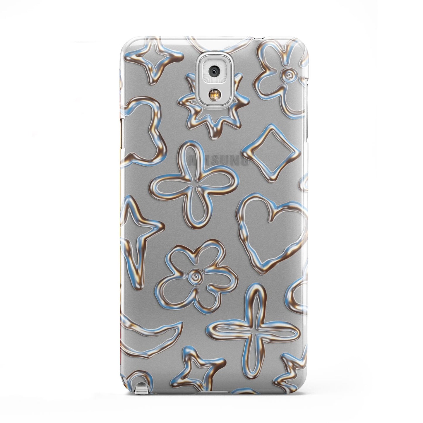 Liquid Chrome Doodles Samsung Galaxy Note 3 Case