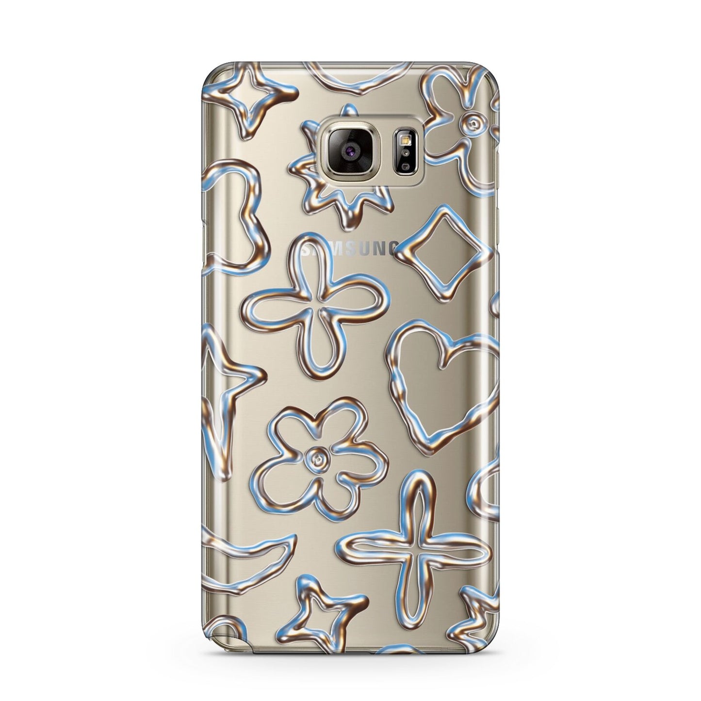 Liquid Chrome Doodles Samsung Galaxy Note 5 Case