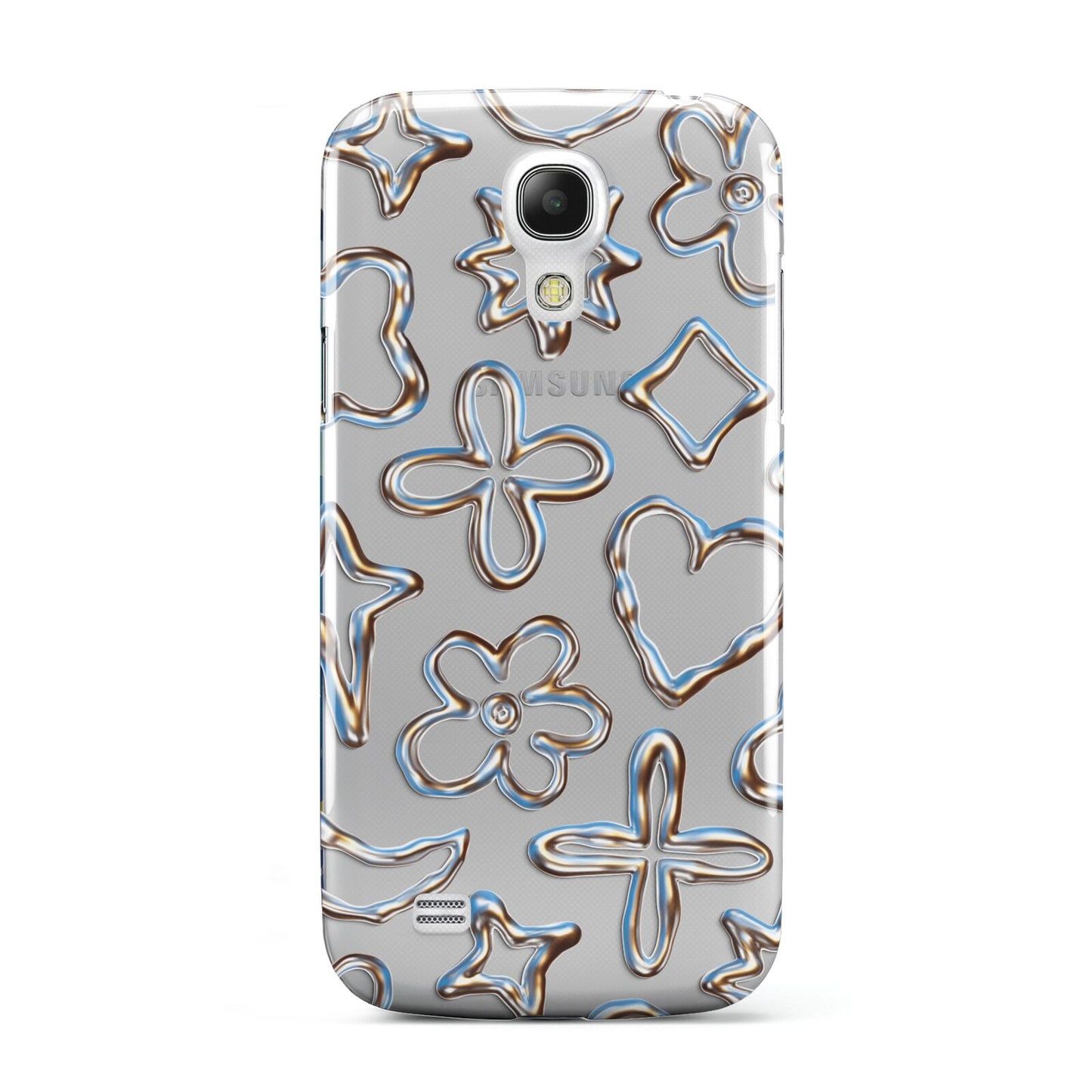 Liquid Chrome Doodles Samsung Galaxy S4 Mini Case