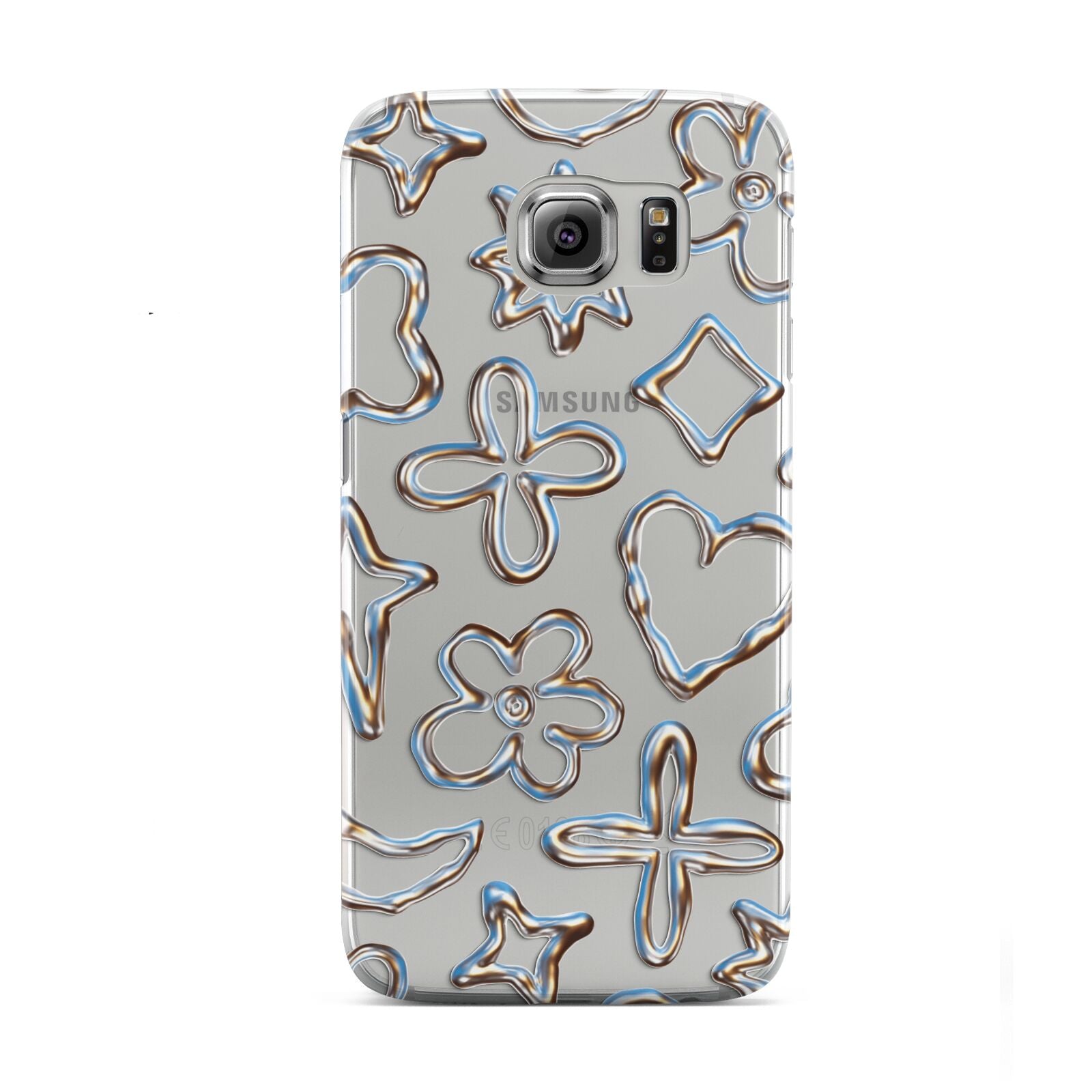 Liquid Chrome Doodles Samsung Galaxy S6 Case