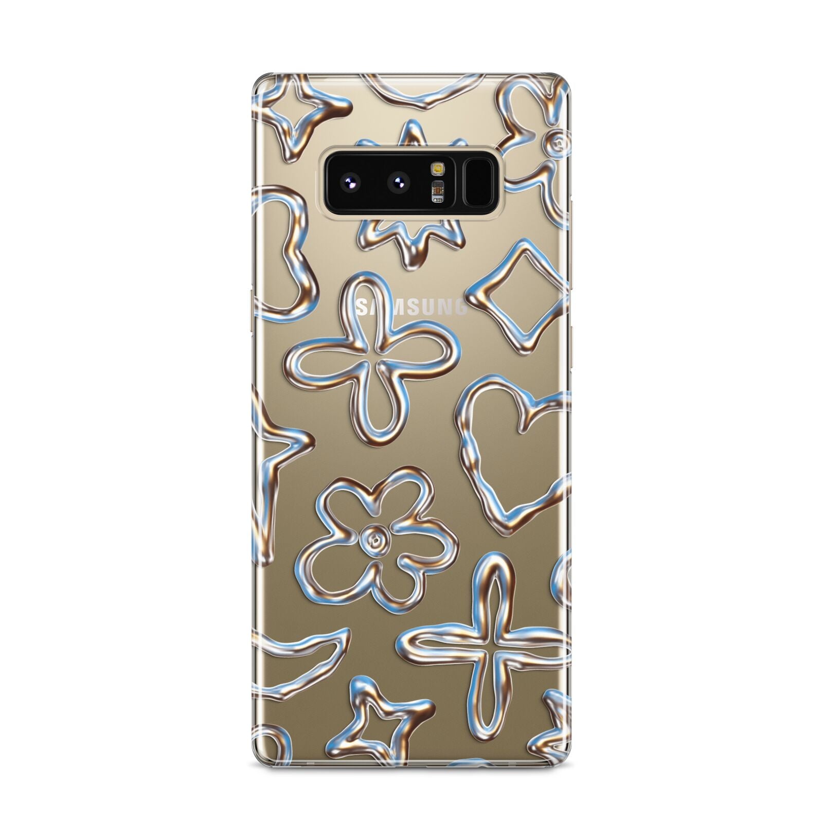 Liquid Chrome Doodles Samsung Galaxy S8 Case