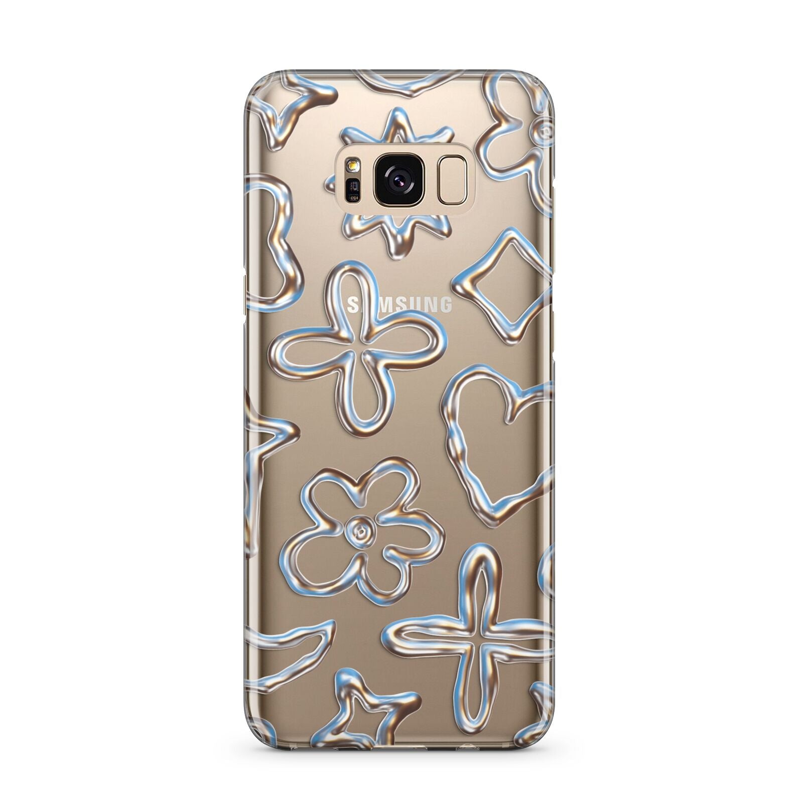 Liquid Chrome Doodles Samsung Galaxy S8 Plus Case