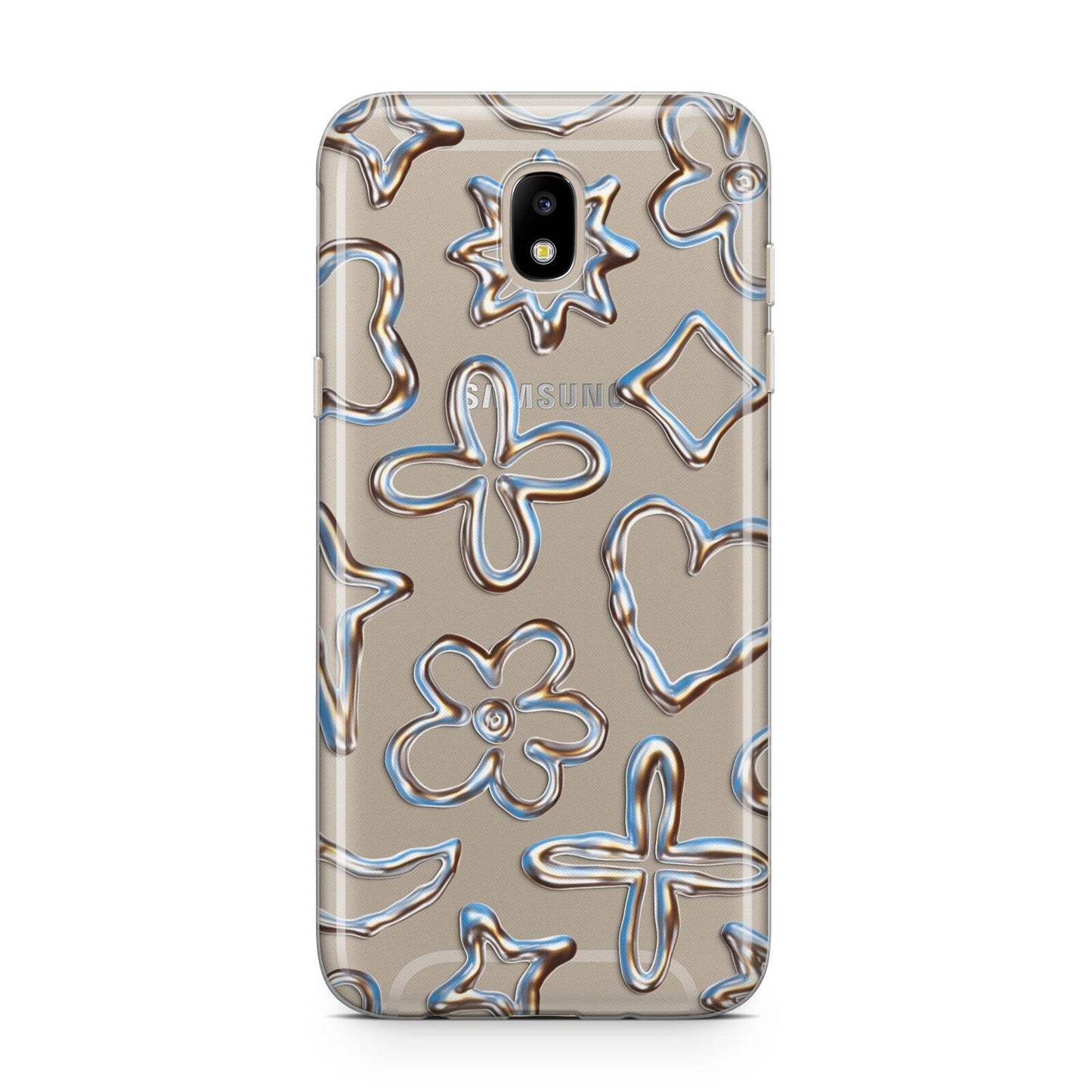 Liquid Chrome Doodles Samsung J5 2017 Case