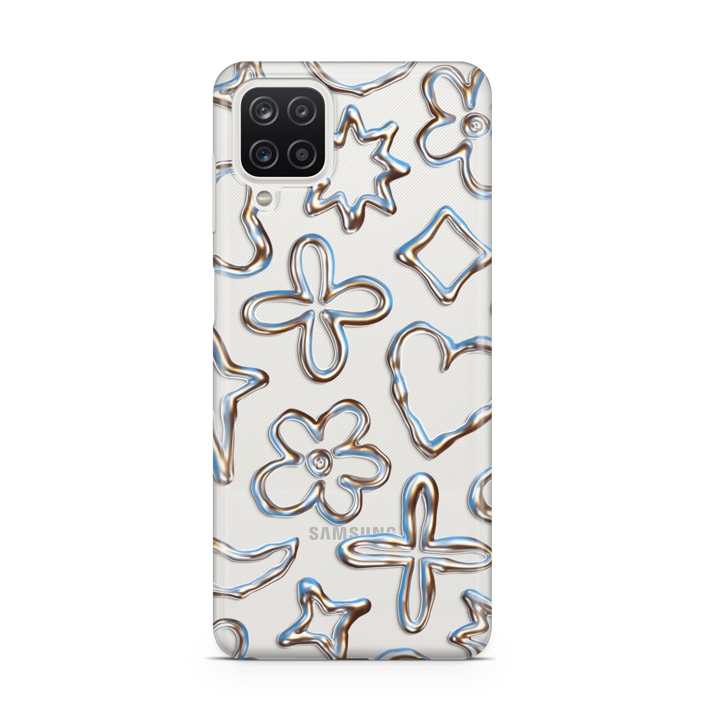 Liquid Chrome Doodles Samsung M12 Case