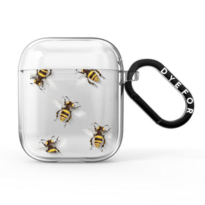 Little Watercolour Bees AirPods Case