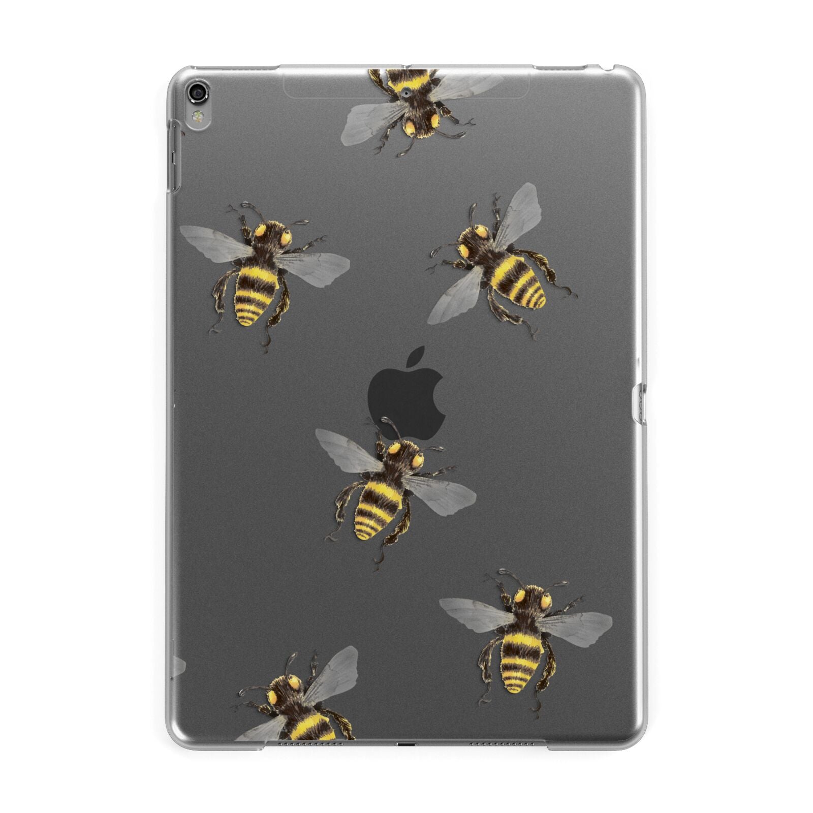 Little Watercolour Bees Apple iPad Grey Case