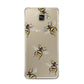 Little Watercolour Bees Samsung Galaxy A3 2016 Case on gold phone