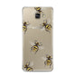 Little Watercolour Bees Samsung Galaxy A3 2016 Case on gold phone
