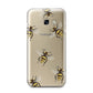 Little Watercolour Bees Samsung Galaxy A3 2017 Case on gold phone