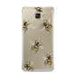 Little Watercolour Bees Samsung Galaxy A9 2016 Case on gold phone