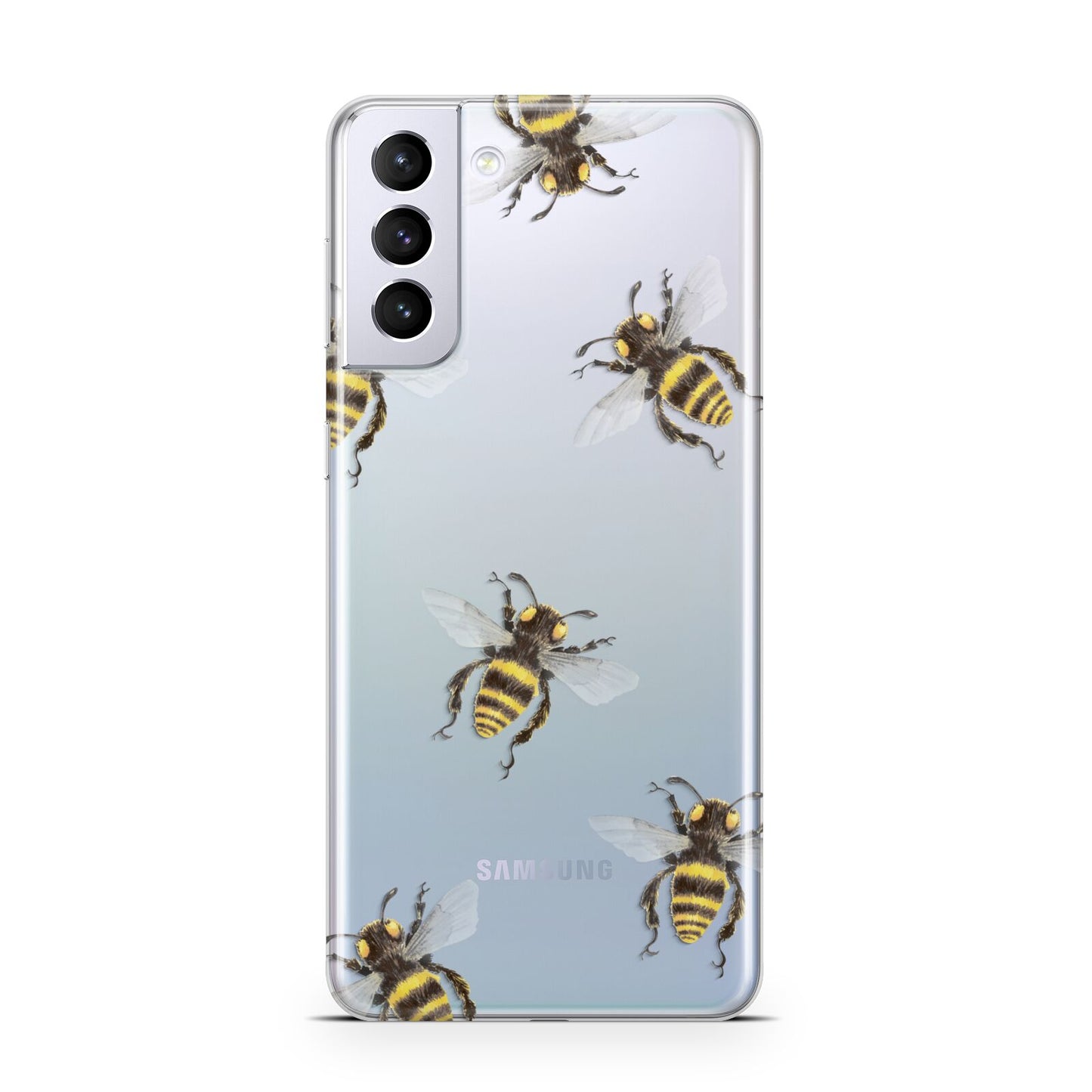 Little Watercolour Bees Samsung S21 Plus Phone Case
