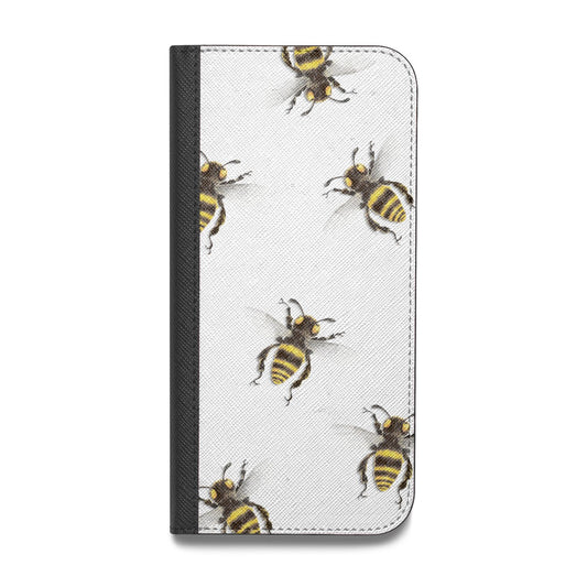 Little Watercolour Bees Vegan Leather Flip Samsung Case