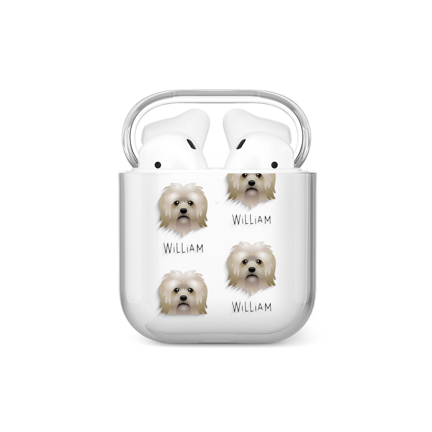 Lo wchen Icon with Name AirPods Case
