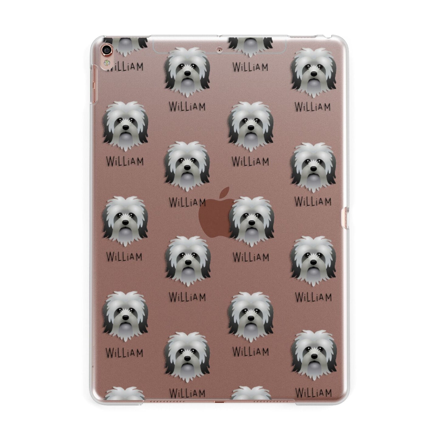 Lo wchen Icon with Name Apple iPad Rose Gold Case