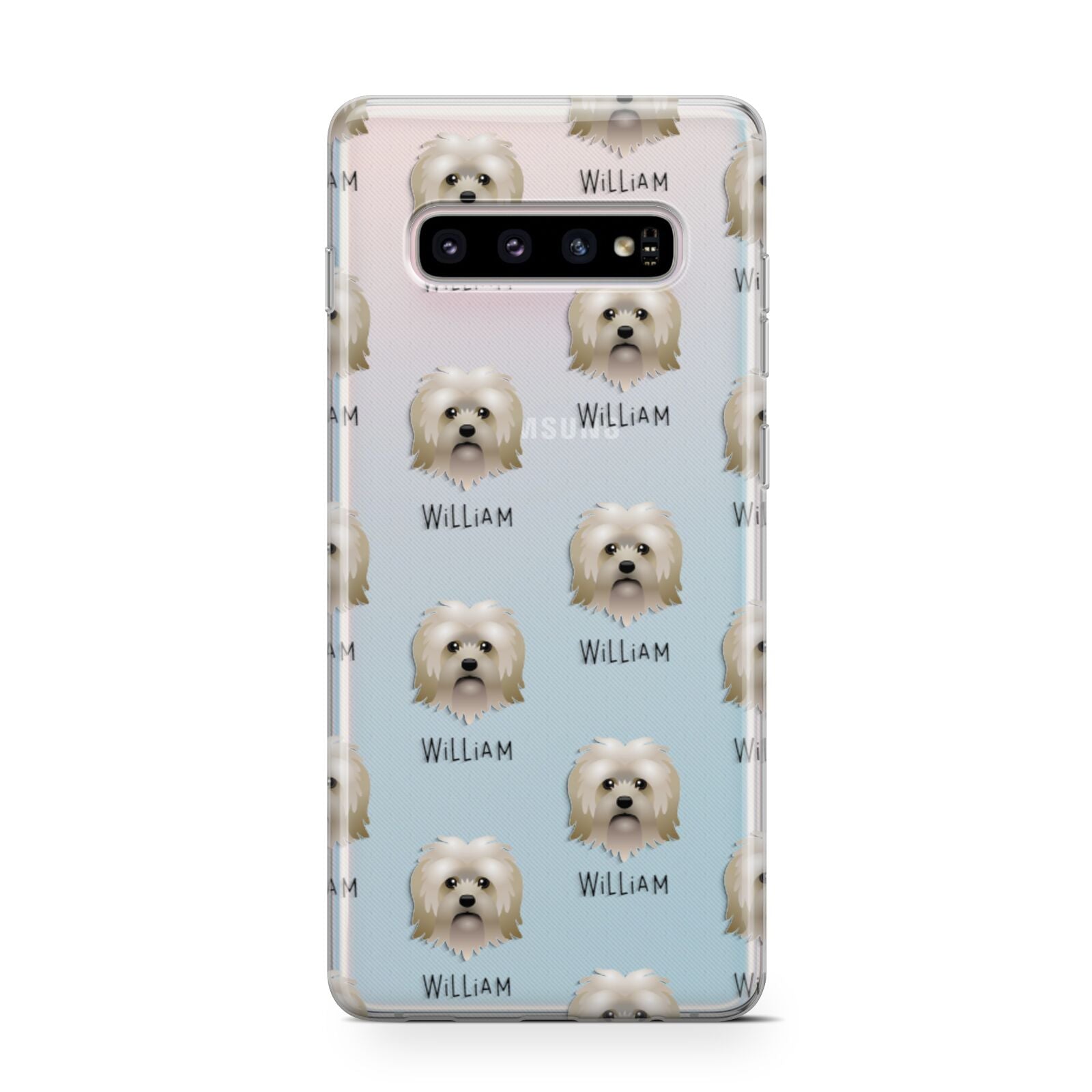Lo wchen Icon with Name Samsung Galaxy S10 Case
