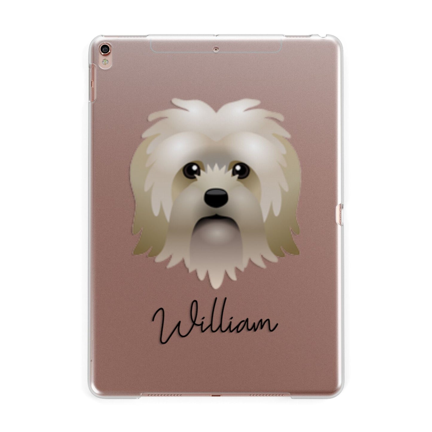 Lo wchen Personalised Apple iPad Rose Gold Case