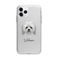 Lo wchen Personalised Apple iPhone 11 Pro Max in Silver with Bumper Case