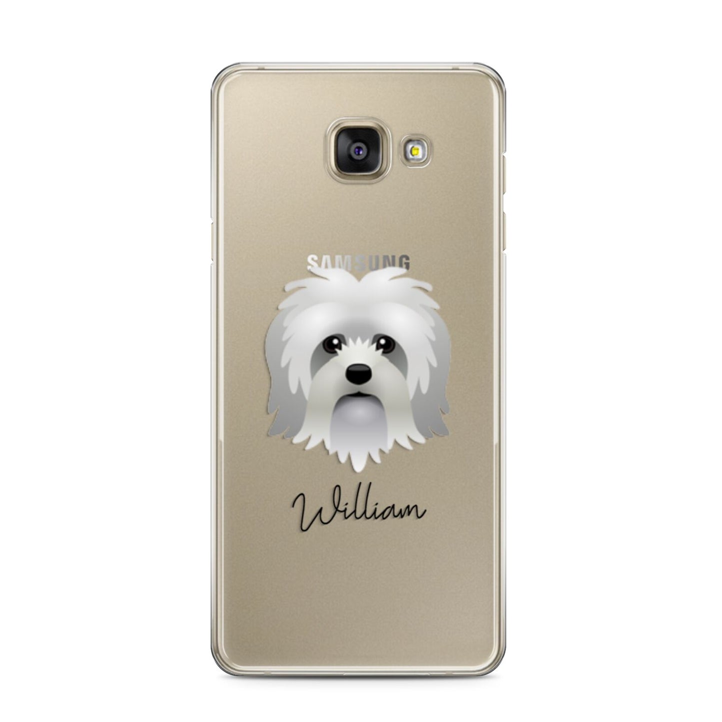Lo wchen Personalised Samsung Galaxy A3 2016 Case on gold phone