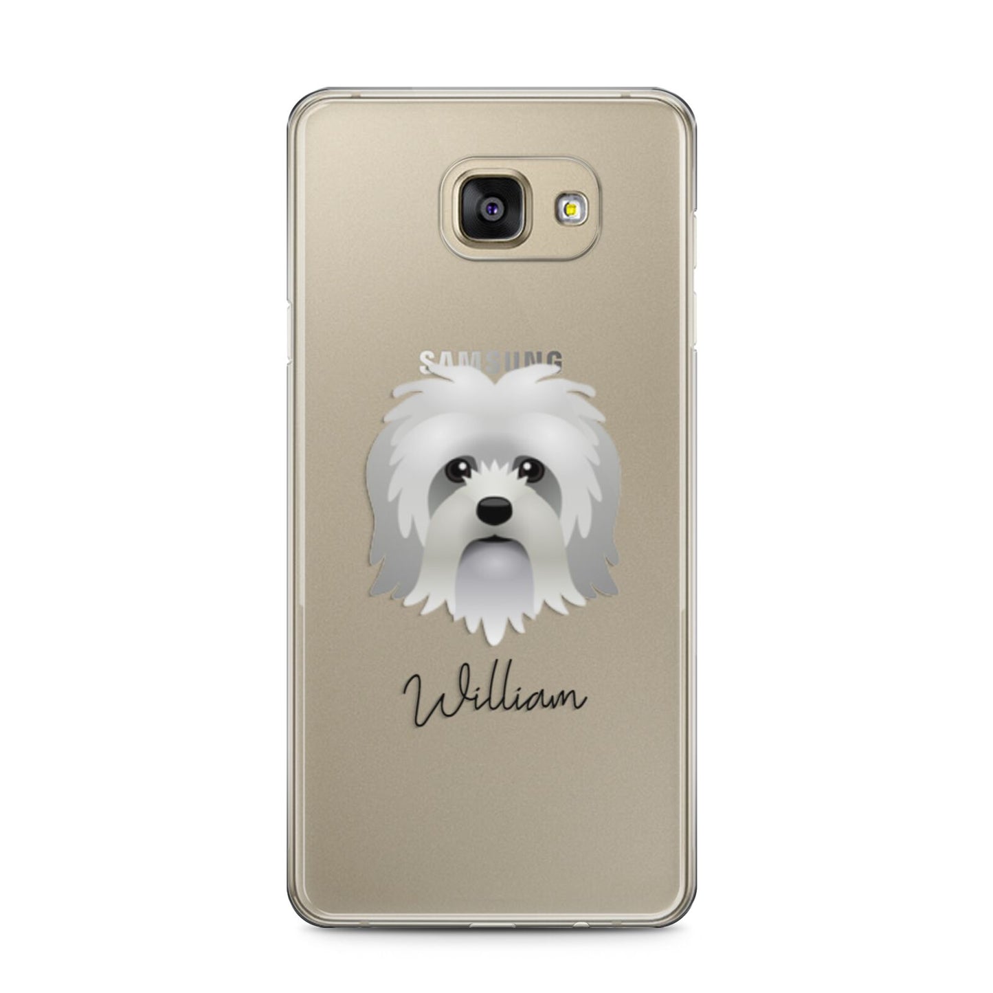 Lo wchen Personalised Samsung Galaxy A5 2016 Case on gold phone