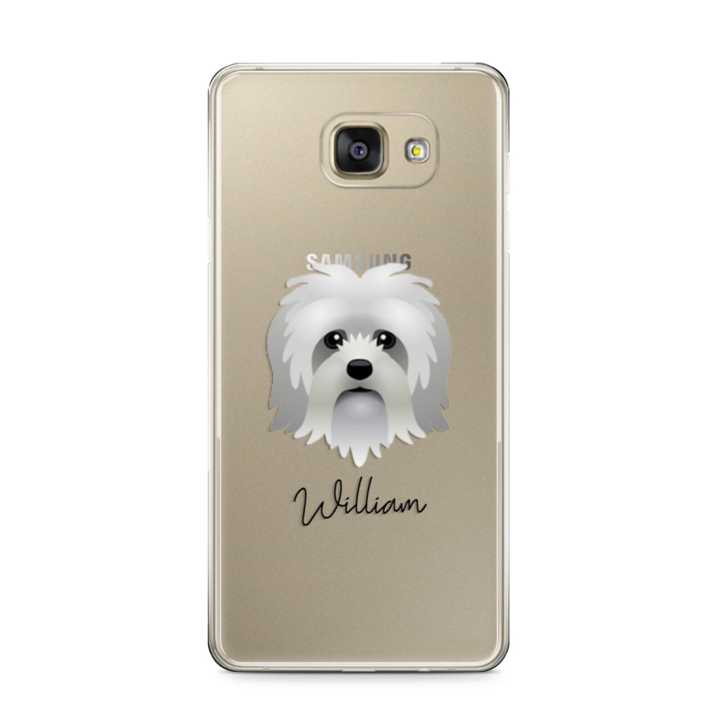 Lo wchen Personalised Samsung Galaxy A9 2016 Case on gold phone