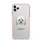 Lo wchen Personalised iPhone 11 Pro Max Impact Pink Edge Case