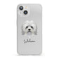 Lo wchen Personalised iPhone 13 Clear Bumper Case