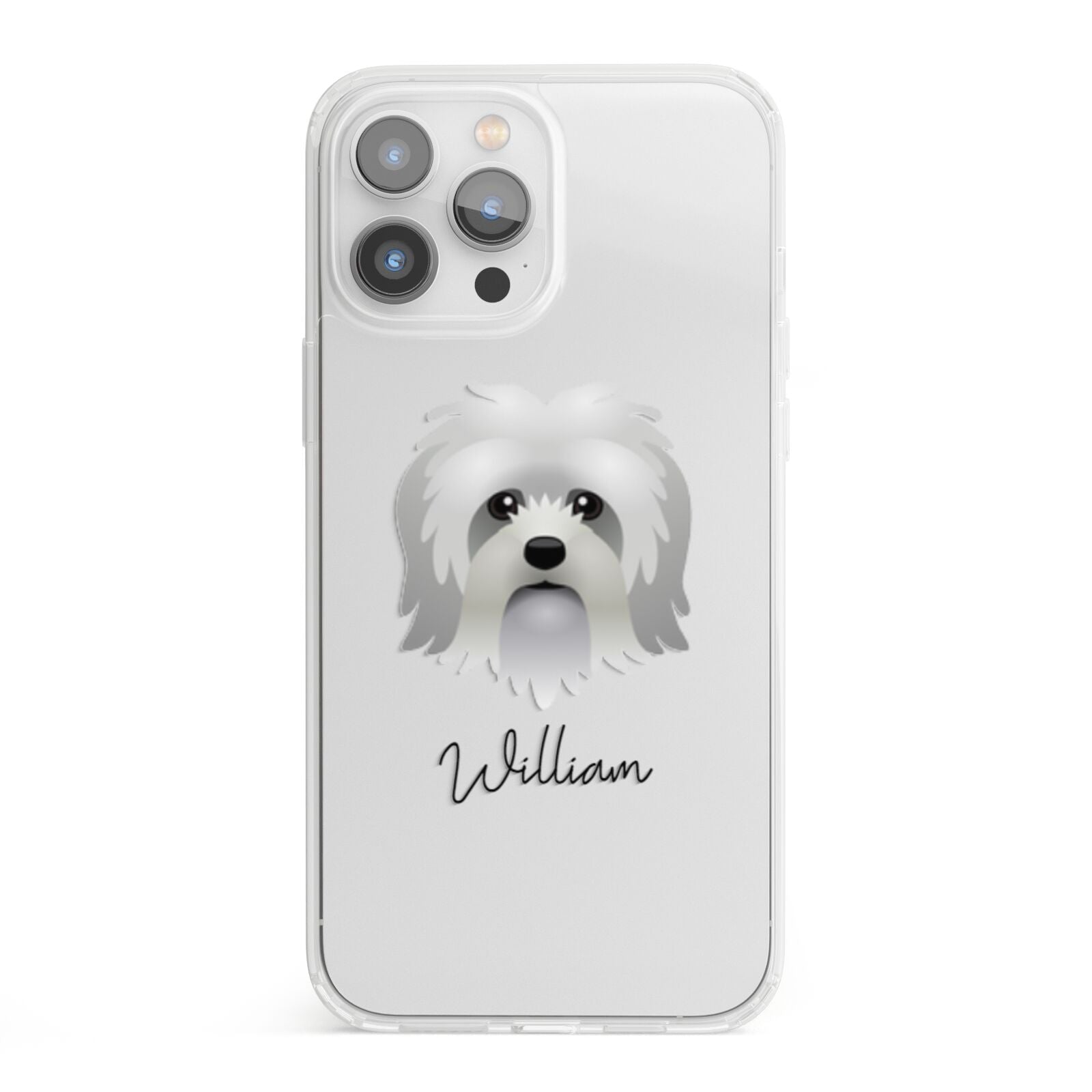 Lo wchen Personalised iPhone 13 Pro Max Clear Bumper Case