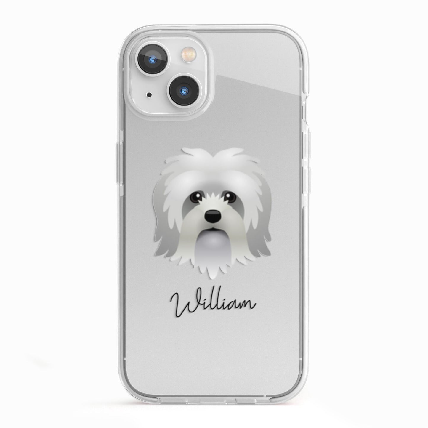 Lo wchen Personalised iPhone 13 TPU Impact Case with White Edges