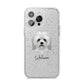 Lo wchen Personalised iPhone 14 Pro Max Glitter Tough Case Silver