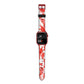 Lobster Apple Watch Strap Size 38mm with Red Hardware