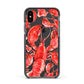 Lobster Apple iPhone Xs Impact Case Black Edge on Black Phone