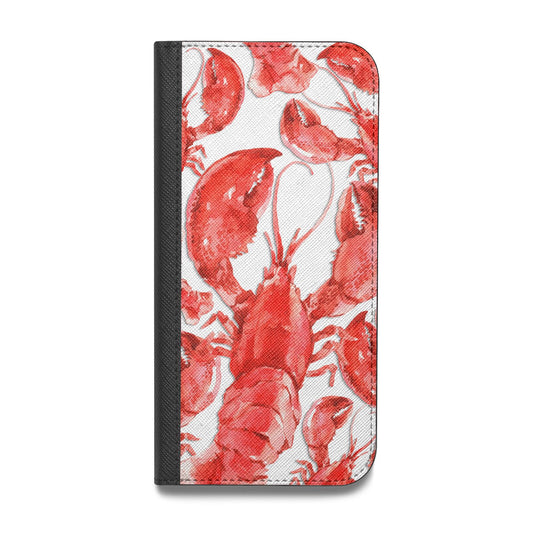 Lobster Vegan Leather Flip iPhone Case